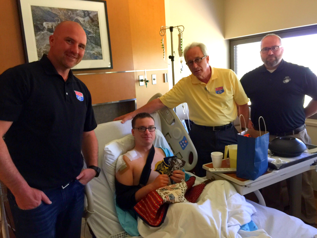 soldier at walter reed