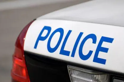 Police Car with Lettering