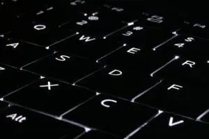 Illuminated computer keyboard