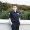 police woman with body camera