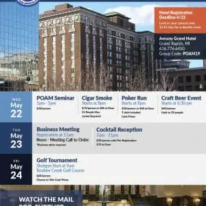 POAM 2019 Annual Convention flyer