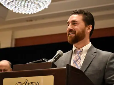 Joseph-Stephens-Talking 2019 POAM Police Officer of the Year Awards