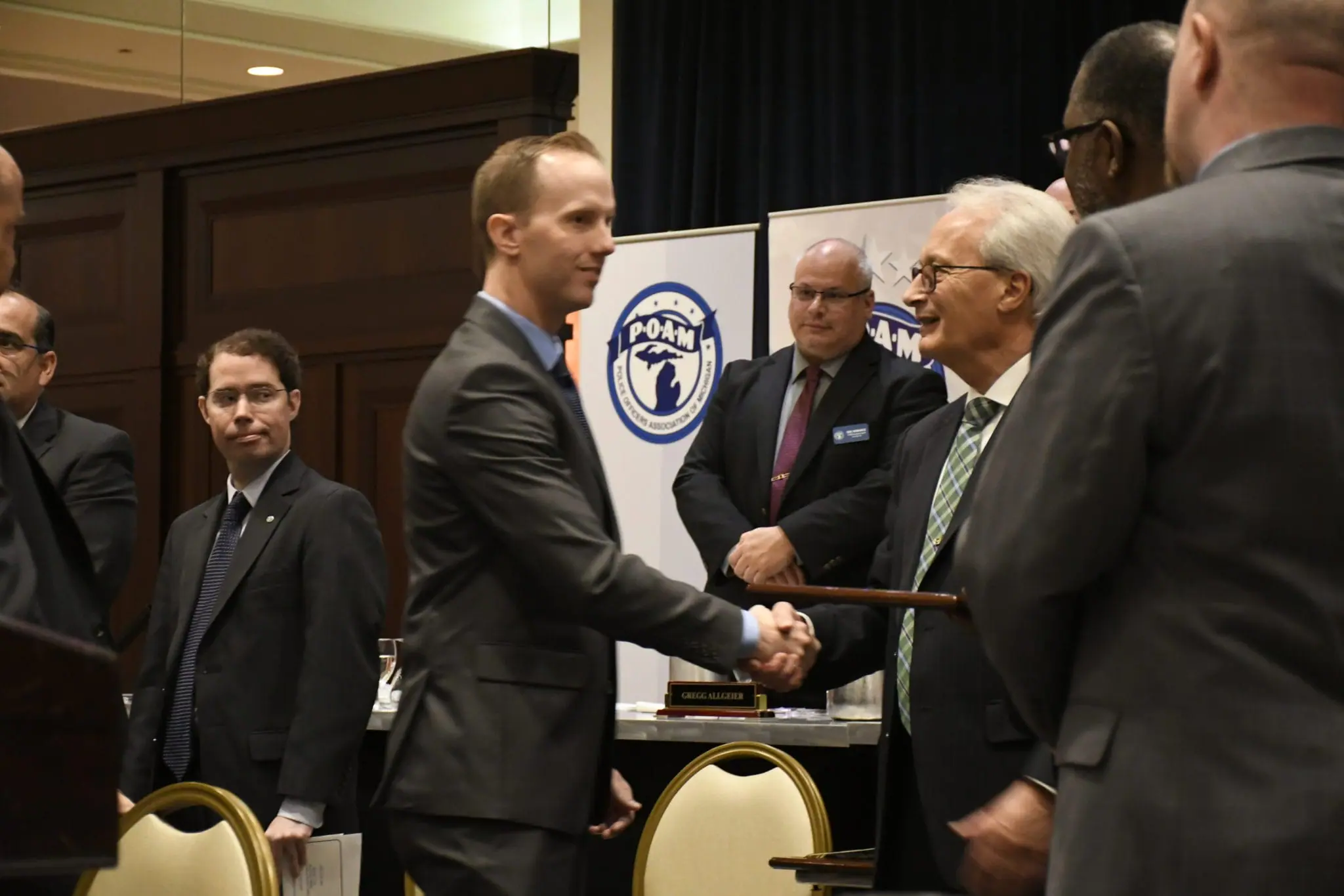 Officer-Andrew-Lane-Walking 2019 POAM Police Officer of the Year Awards