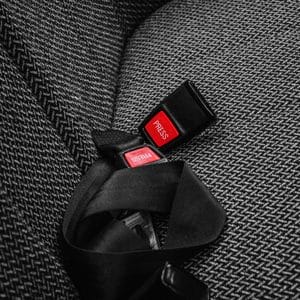 Seat Belt Research | POAM | Image of Seat Belts in Car.