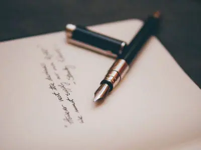 Image of a pen and paper | Secondary Road Patrol Update post | POAM | MLC April Updates