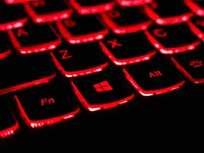 Keyboard with Red Backlights | Talia Hamid, Communication Specialist, Featured Post