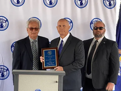 TIgnanelli-Carter-LaMontaine POAM President Jim Tignanelli, Deputy Kirk Carter, and Business Agent Dave LaMontaine.