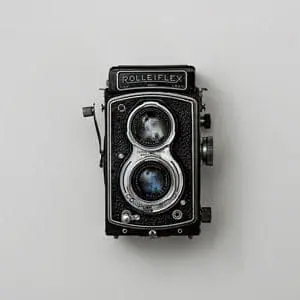 Photo of an old-school camera | Technology Use
