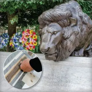 Law Enforcement Officers Memorial Wall graphic