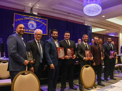 Dearborn Heights Police Department - Officers received POAM Police Officer of the Year awards