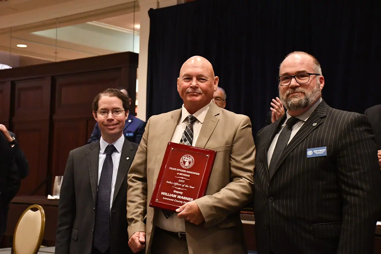 Lenawee County DSA's William Webster | Police Officer of the Year Awards - May 2023 | POAM