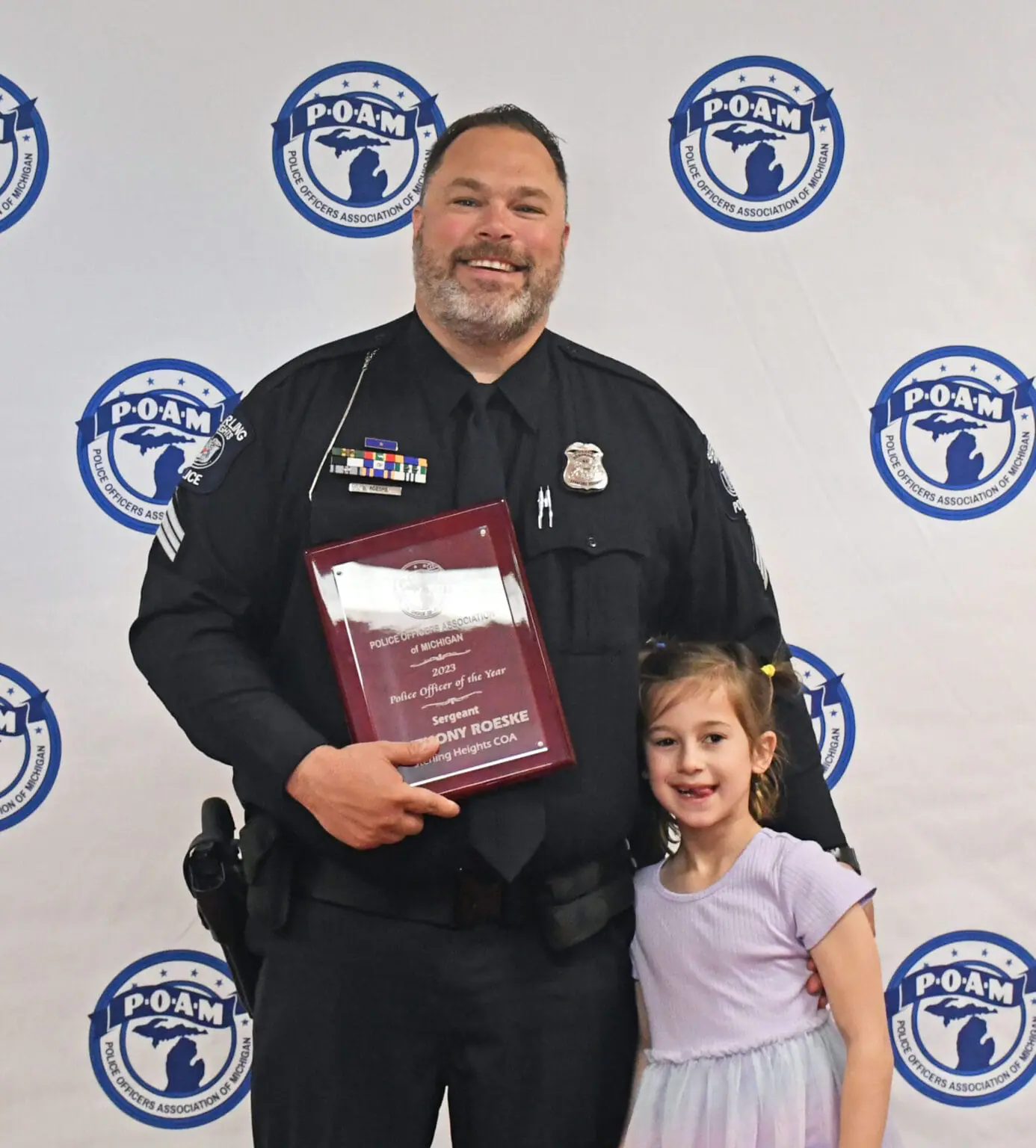 Sterling-Heights-Roeske Sterling Heights Officer Roeske police chief