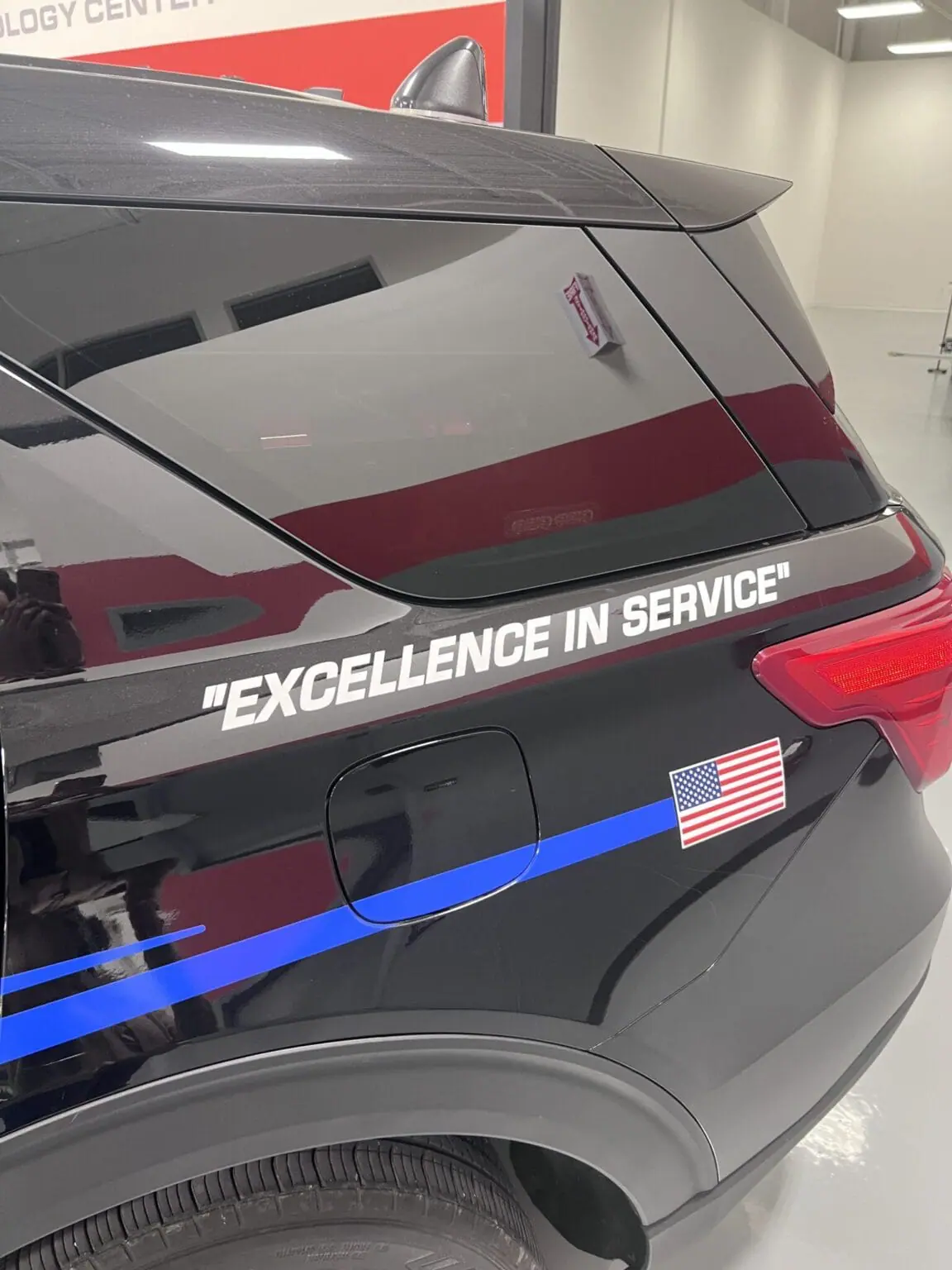 POAM Excellence In Service SEMA Garage Detroit Livonia Police Vehicle