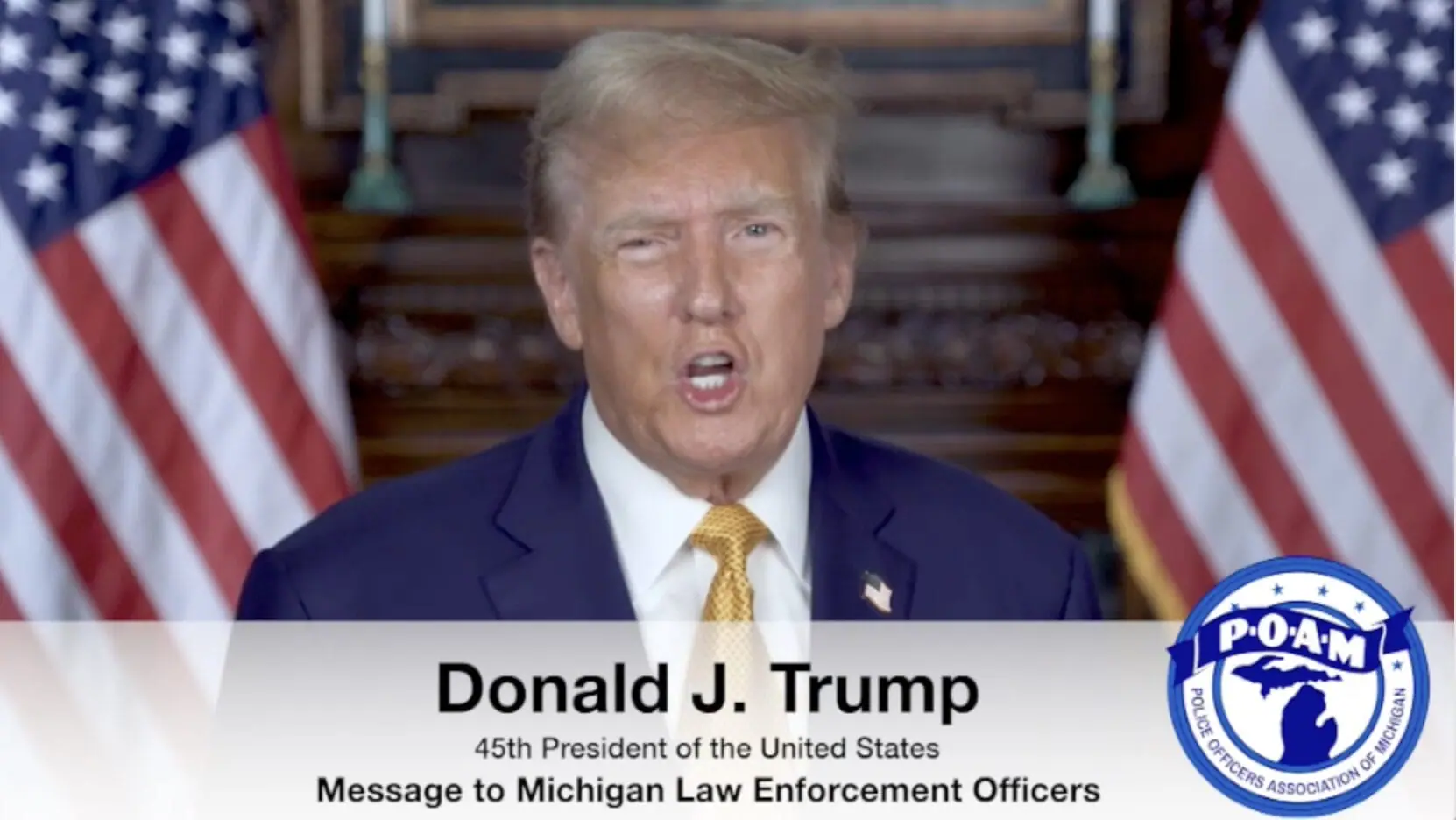 Trump Message for POAM 2024