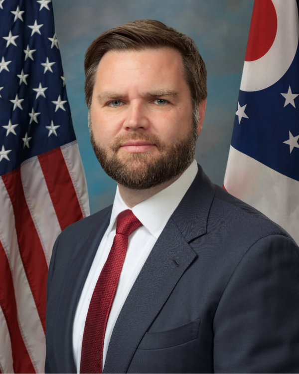 Senator J.D. Vance official headshot