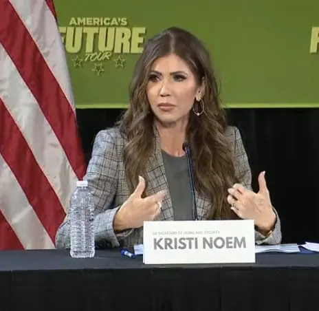 Secretary Kristi Noem "America's Future Tour" with POAM in Detroit