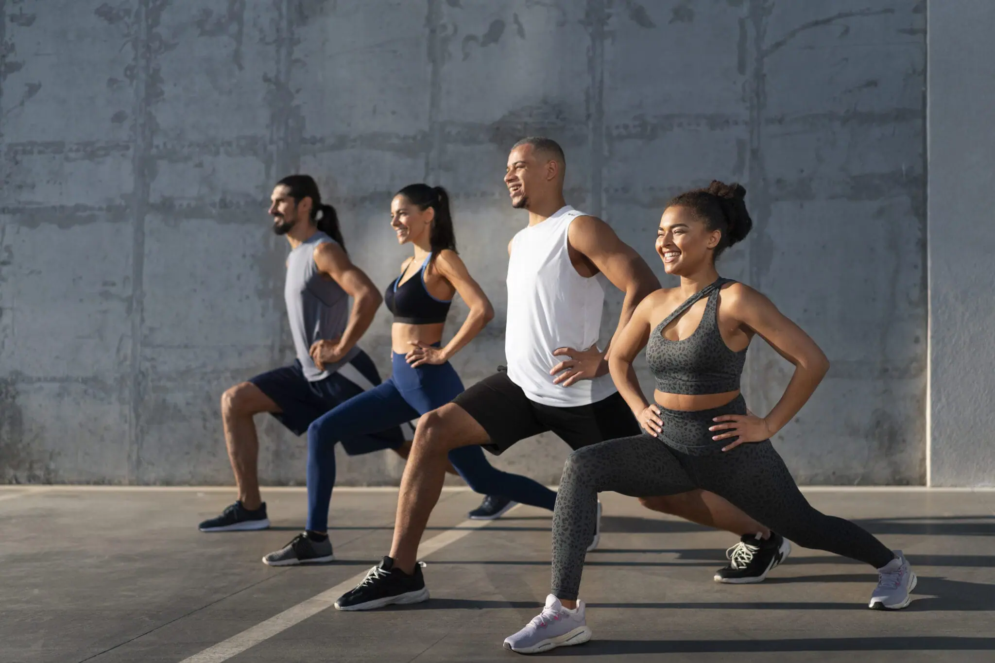 Group of people exercising together - Austin Sadler's Top 10 Exercises for Officers